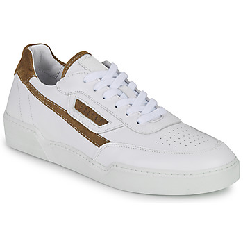 Shoes Men Low top trainers Pellet RAPHAEL White / Brown