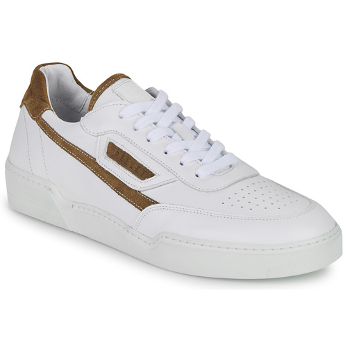 Shoes Men Low top trainers Pellet RAPHAEL Mix / Leather / Brown