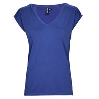 Clothing Women Tops / Sleeveless T-shirts Pieces PCKAMALA TEE Blue