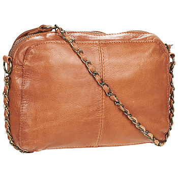 Pieces PCNAINA LEATHER CROSS BODY Brown