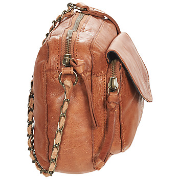 Pieces PCNAINA LEATHER CROSS BODY Brown