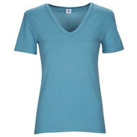 Clothing Women short-sleeved t-shirts Petit Bateau A070N01 Blue