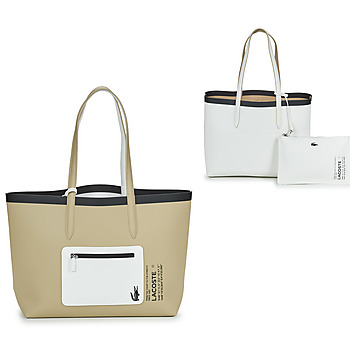 Bags Women Shopper bags Lacoste  Beige / Black / White