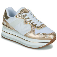 Shoes Women Low top trainers Guess HARINNA3 White / Gold