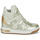 Shoes Women High top trainers Guess LISA White / Gold