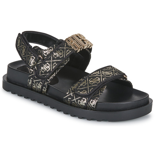 Guess FABELIS Black - Free delivery | Spartoo NET ! - Sandals Women USD/$127.00