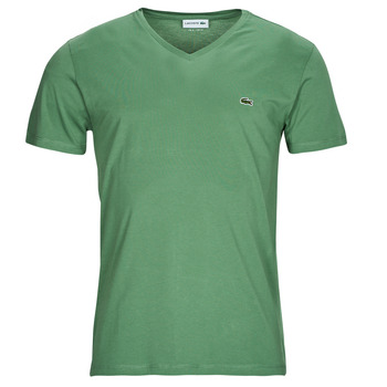 Clothing Men short-sleeved t-shirts Lacoste TH6710 Kaki