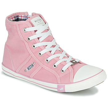 Shoes Women High top trainers Mustang 1099506 Pink