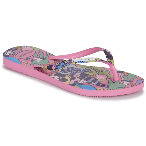 Shoes Women Flip flops Havaianas SLIM DISNEY STYLISH Pink