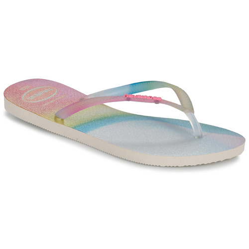SLIM METALLIC RAINBOW Multicolour - Free delivery | Spartoo NET ! - Shoes Flip flops Women USD/$32.50