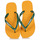 Shoes Flip flops Havaianas BRASIL LOGO Yellow / Green