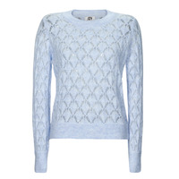Clothing Women jumpers JDY JDYLETTY L/S STRUCTURE PULLOVER Blue / Clear