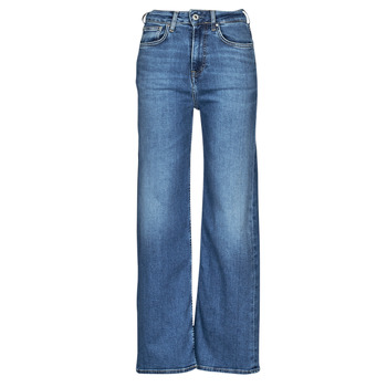 Clothing Women Flare / wide jeans Pepe jeans LEXA SKY HIGH Blue