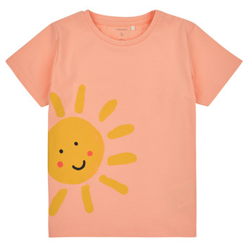Clothing Boy short-sleeved t-shirts Name it NMMFAMA SS TOP Orange