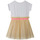 Clothing Girl Short Dresses Billieblush U12811-10P White / Yellow