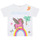 Clothing Girl short-sleeved t-shirts Billieblush U15B02-10P White / Pink