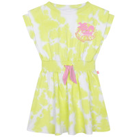 Clothing Girl Short Dresses Billieblush U12806-549 Yellow / White