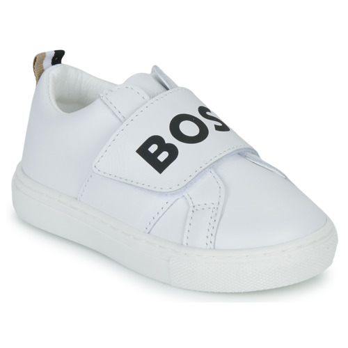 Shoes Boy Low top trainers BOSS J09195-10P-C White