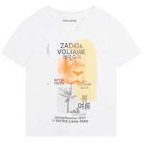 Clothing Boy short-sleeved t-shirts Zadig & Voltaire  White