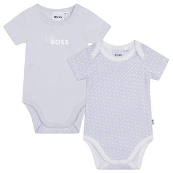 Clothing Boy Sleepsuits BOSS  Blue / Clear