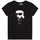 Clothing Girl short-sleeved t-shirts Karl Lagerfeld Z15418-09B-C Black