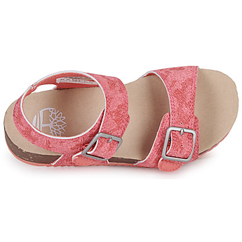 Timberland CASTLE ISLAND 2 STRAP Pink / Brown