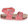 Shoes Girl Sandals Timberland CASTLE ISLAND 2 STRAP Pink / Brown