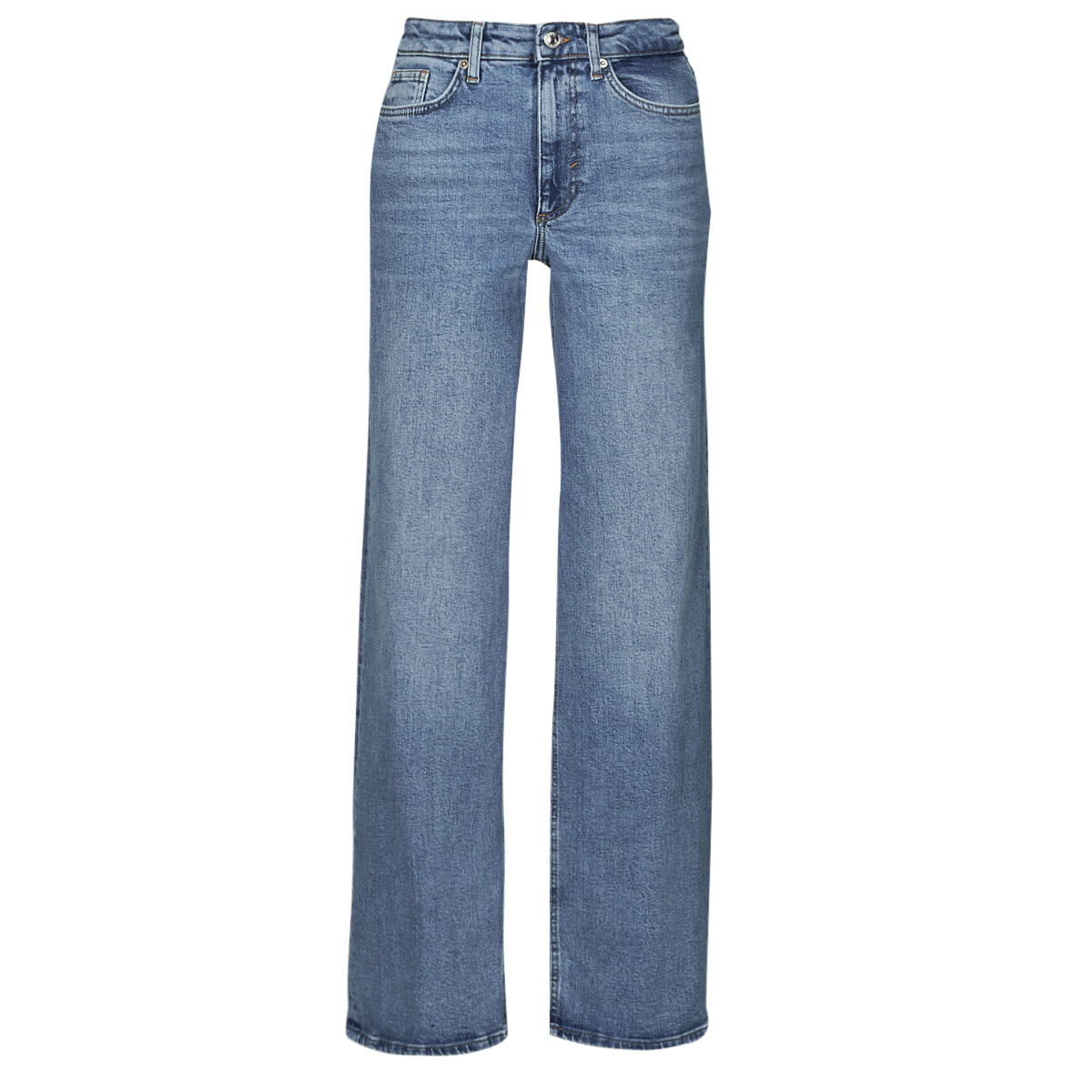Clothing Women Flare / wide jeans Only ONLJUICY HW WIDE LEG REA365 Blue / Medium