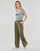 Clothing Women 5-pocket trousers Only ONLSANIA BUTTON PANT CC JRS Kaki