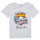 Clothing Girl short-sleeved t-shirts Only KOGALICE-REG-S/S-BURNING-TOP-BOX-JRS White