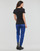Clothing Women short-sleeved t-shirts Calvin Klein Jeans MICRO MONO LOGO SLIM Black