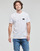 Clothing Men short-sleeved t-shirts Calvin Klein Jeans SHRUNKEN BADGE TEE White
