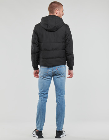 Calvin Klein Jeans HOODED HARRINGTON JACKET Black