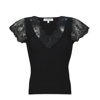 Clothing Women short-sleeved t-shirts Morgan MHE Black