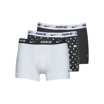 Underwear Men Boxer shorts Nike EVERYDAY COTTON STRETCH X3 Black / White / Black