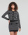 Clothing Women Jackets / Cardigans MICHAEL Michael Kors ECO MK DOT SNAP CROP JKT Black / Grey