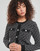 Clothing Women Jackets / Cardigans MICHAEL Michael Kors ECO MK DOT SNAP CROP JKT Black / Grey