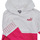 Clothing Girl sweaters Puma PUMA POWER COLORBLOCK White / Pink