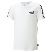 Clothing Boy short-sleeved t-shirts Puma ESS TAPE CAMO White