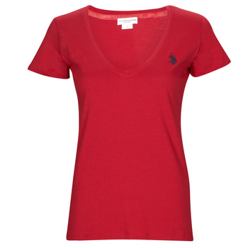 Clothing Women short-sleeved t-shirts U.S Polo Assn. BELL Bordeaux