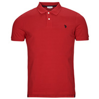Clothing Men short-sleeved polo shirts U.S Polo Assn. KING Red