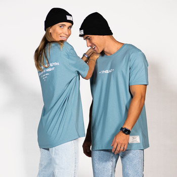 Clothing short-sleeved t-shirts THEAD. NEW YORK T-SHIRT Blue