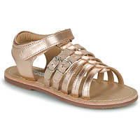 Shoes Girl Sandals Citrouille et Compagnie NEW 96 Gold / Pink