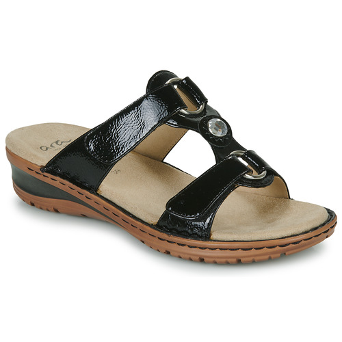 Ara HAWAII Black / Varnish - Free delivery | Spartoo NET - Shoes Mules Women USD/$81.50