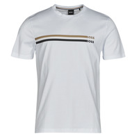 Clothing Men short-sleeved t-shirts BOSS Tiburt 346 White