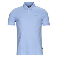 Clothing Men short-sleeved polo shirts BOSS Pallas Blue