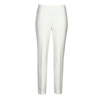 Clothing Women 5-pocket trousers BOSS Tiluna_sidezip6 White