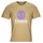 Clothing Men short-sleeved t-shirts Element VERTICAL SS Beige / Violet