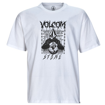 Clothing Men short-sleeved t-shirts Volcom EDENER LSE SST White