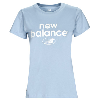 Clothing Women short-sleeved t-shirts New Balance Essentials Graphic Athletic Fit Short Sleeve Light / Arctic / Grey